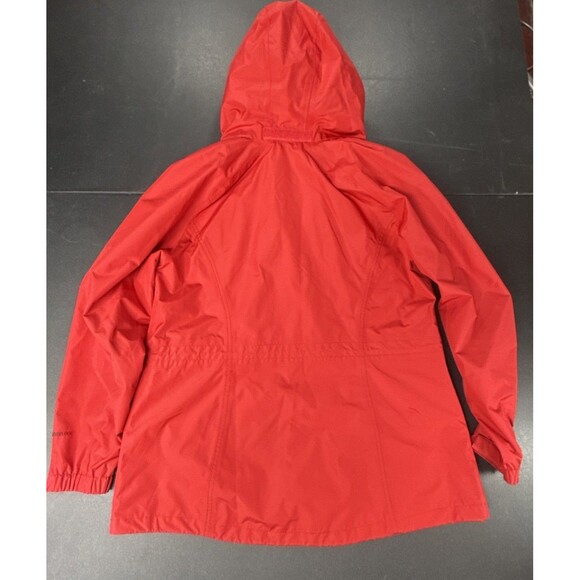Eddie Bauer Hooded Jacket Womens PXL Red Pockets WeatherEdge Outdoors - Picture 7 of 7